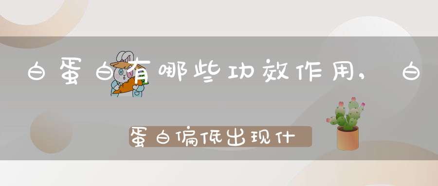 白蛋白有哪些功效作用,白蛋白偏低出现什么危害,你可能没了解过