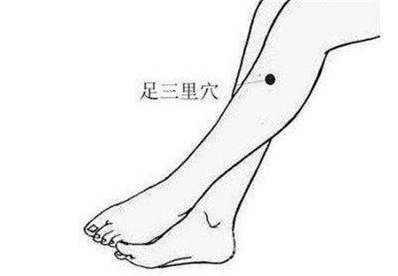 按摩足穴防感冒