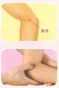 牙痛按摩