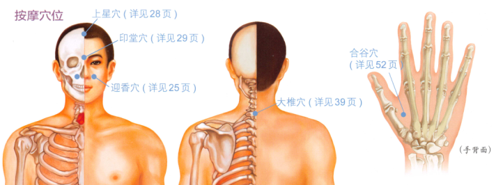 鼻出血按摩