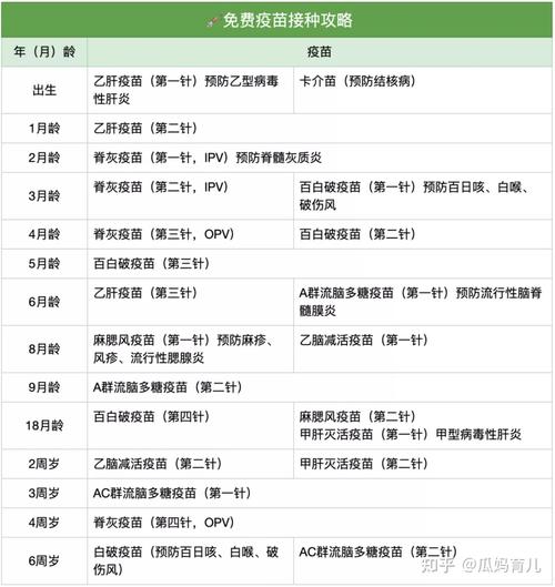 六种一定要打的自费疫苗