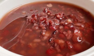 红豆黑米粥功效 红豆黑米粥功效减肥