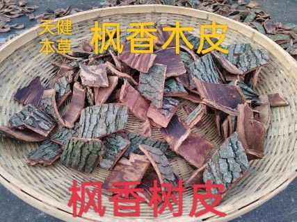 枫香树皮的功效与作用-枫香树皮的图片样子