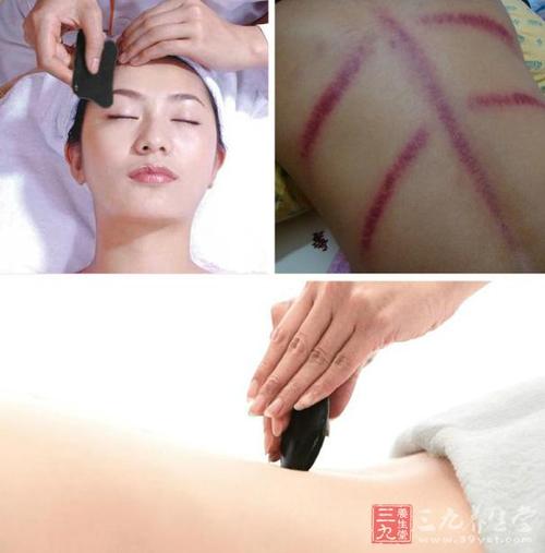 身体8部位刮痧保健法