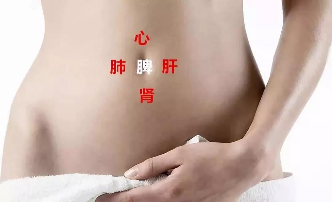 按肚脐知五脏疾病