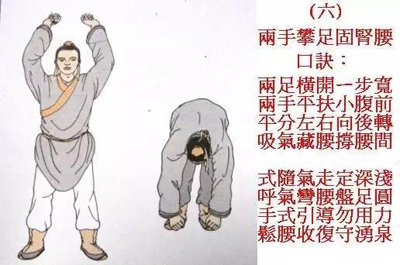 八段锦操作方法