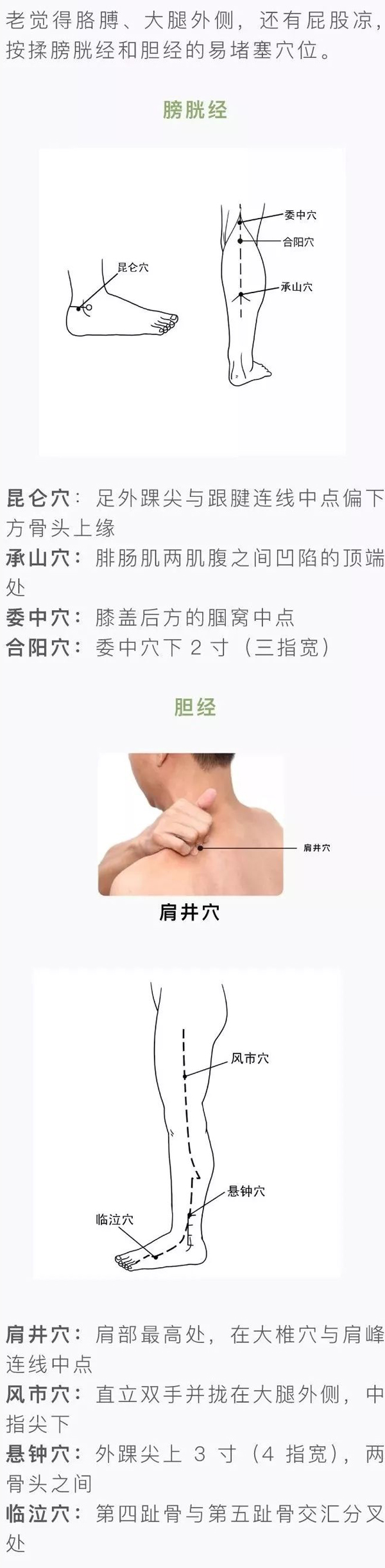 治疗手足冰凉的穴位有哪些？