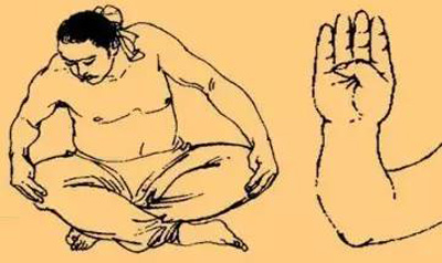 仙人揉腹法